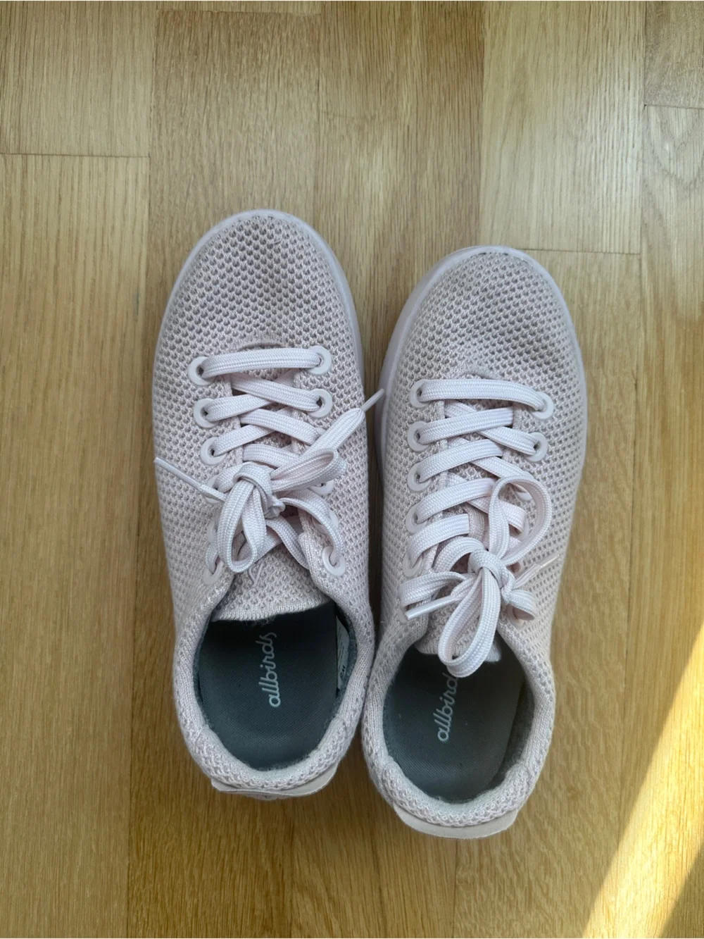 Women’s Allbirds Tree Pipers, Size 8, Pink, Calm Taupe
